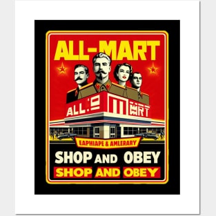 Shop and Obey Posters and Art
